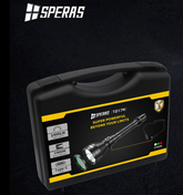 Speras T217 Hunting Flashlight Kit (3 Colors) - 1400m Beam Distance (1400lm) - 10000mah Rechargeable Battery