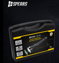 Speras T217 Hunting Flashlight Kit (3 Colors) - 1400m Beam Distance (1400lm) - 10000mah Rechargeable Battery