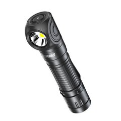 Speras M2R Right Angle Flashlight/Headlamp 125m Beam Distance [1200lm] Rechargable 18650 Battery