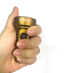 Speras M4 Mini Flashlight. Pocket Sized High Powered Flashlight - 652m (1320lm) - 18350 battery