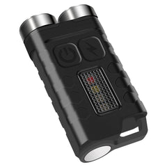 Speras V3 Black/White Mini Flashlight 100m (900lm) - Built-in 500mAh battery