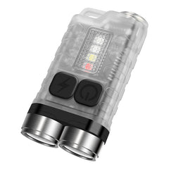 Speras V3 Black/White Mini Flashlight 100m (900lm) - Built-in 500mAh battery