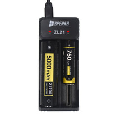 Speras ZL21 Battery Charger (e.g., 21700, 18650, etc.)